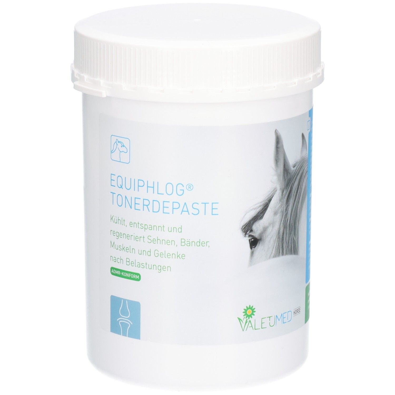 Valetumed EquiPhlog Tonerdepaste f.Pferde 1,5 kg Paste