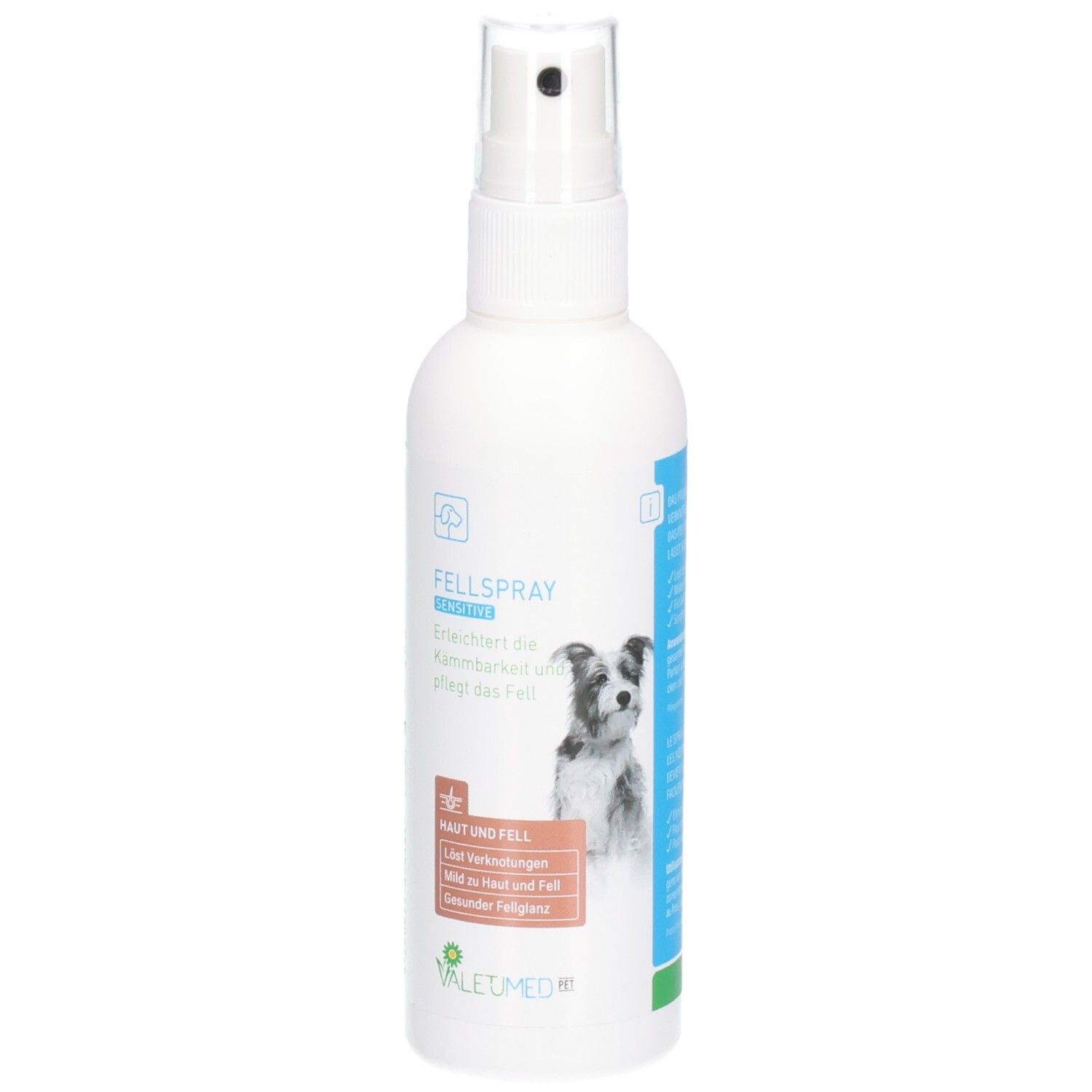 Valetumed Fellspray sensitive f.Hunde 100 ml Sprühflasche