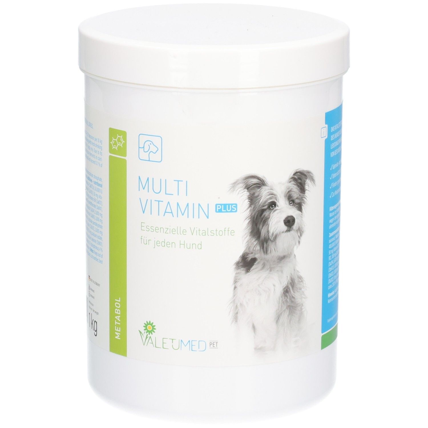 Valetumed Multivitamin Plus Erg.Futterm.Plv.f.Hund 1 kg Pulver