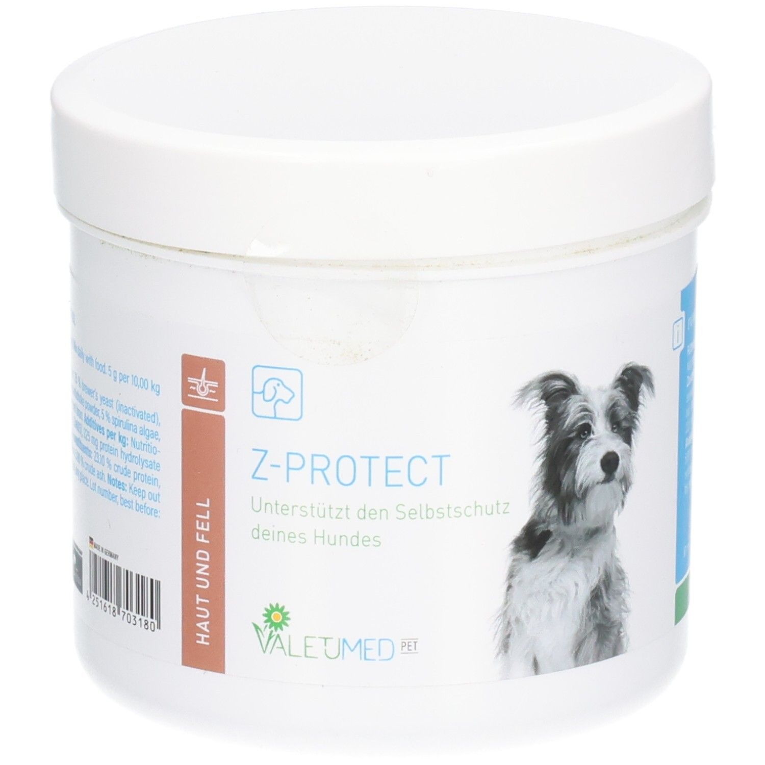 Valetumed Anti-Zeck Erg.Futtermittel Plv.f.Hunde 300 g Pulver