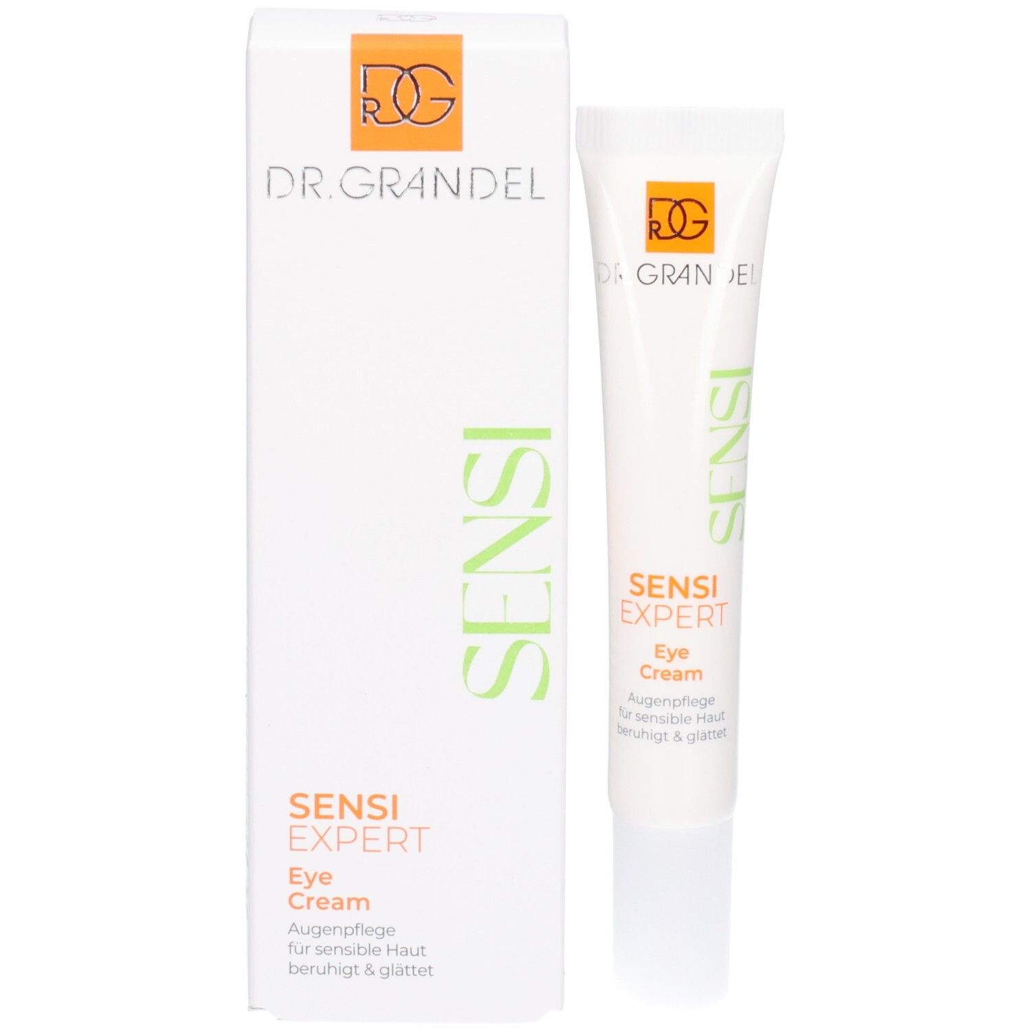 Dr. Grandel Sensi Expert Eye Cream Tube und Faltschachtel