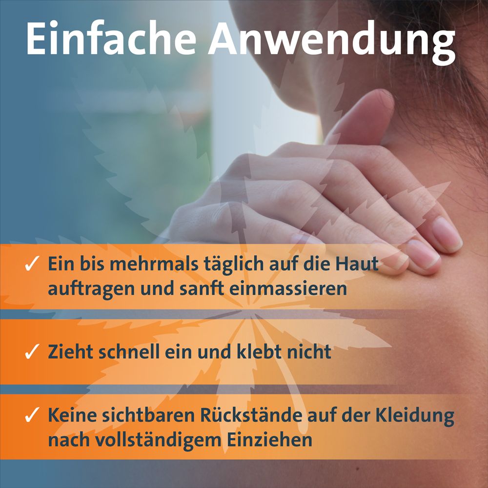 Keltican® aktiv Wärmendes CBD Gel. Anwendung: Mehrmals täglich auftragen, zieht schnell ein, keine Rückstände.