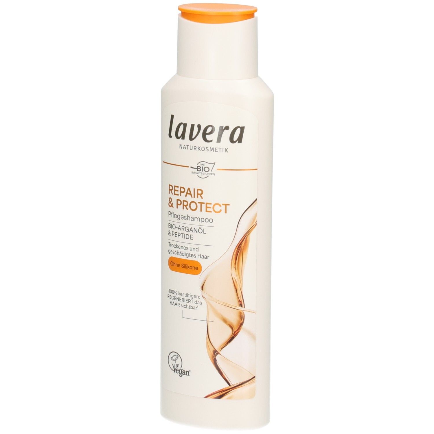 Lavera Repair & Protect Pflegeshampoo mit Bio-Arganöl und Peptid für trockenes Haar. Ohne Silikone.