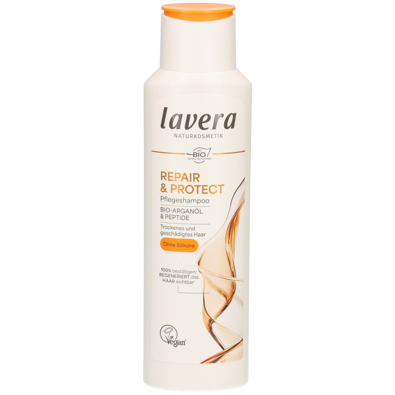 Lavera Repair & Protect Pflegeshampoo mit Bio-Arganöl und Peptid für trockenes Haar. Ohne Silikone.