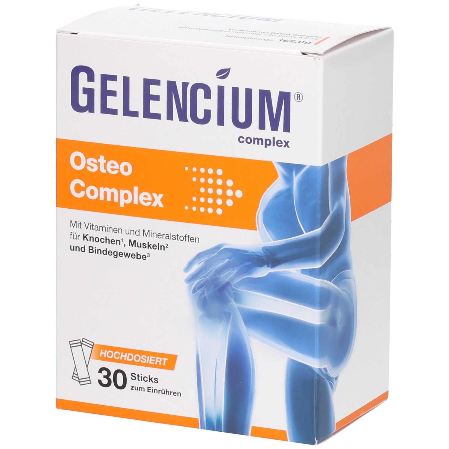 Gelencium Osteo Complex Calcium D3 K2 f.Knoch.Btl. 30 St Beutel