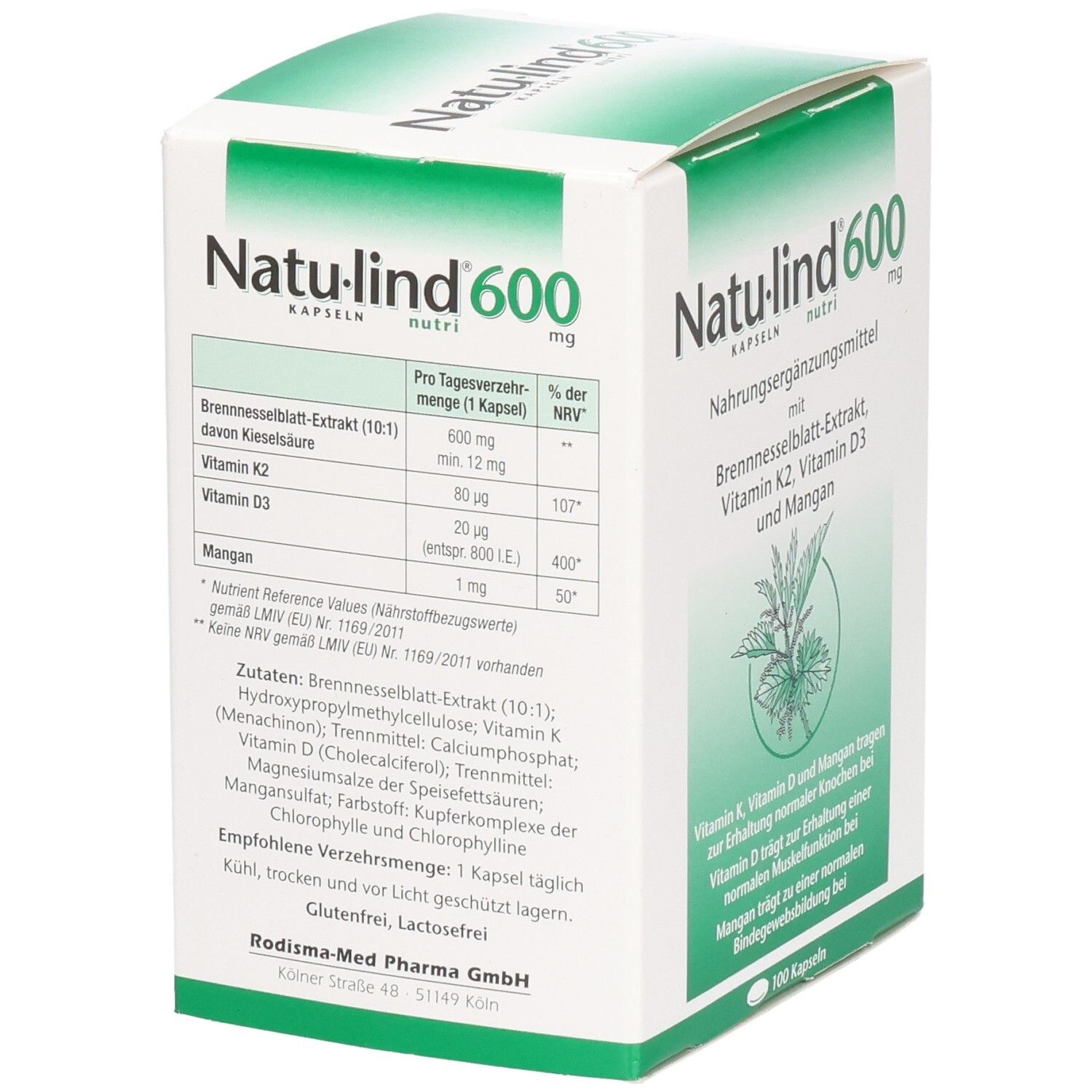 Natulind® 600 mg Kapseln