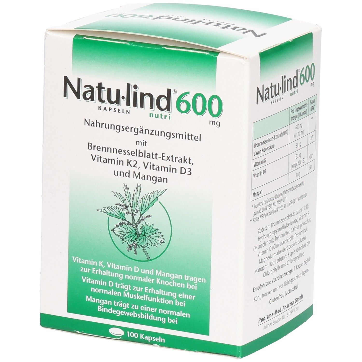Natulind® 600 mg Kapseln