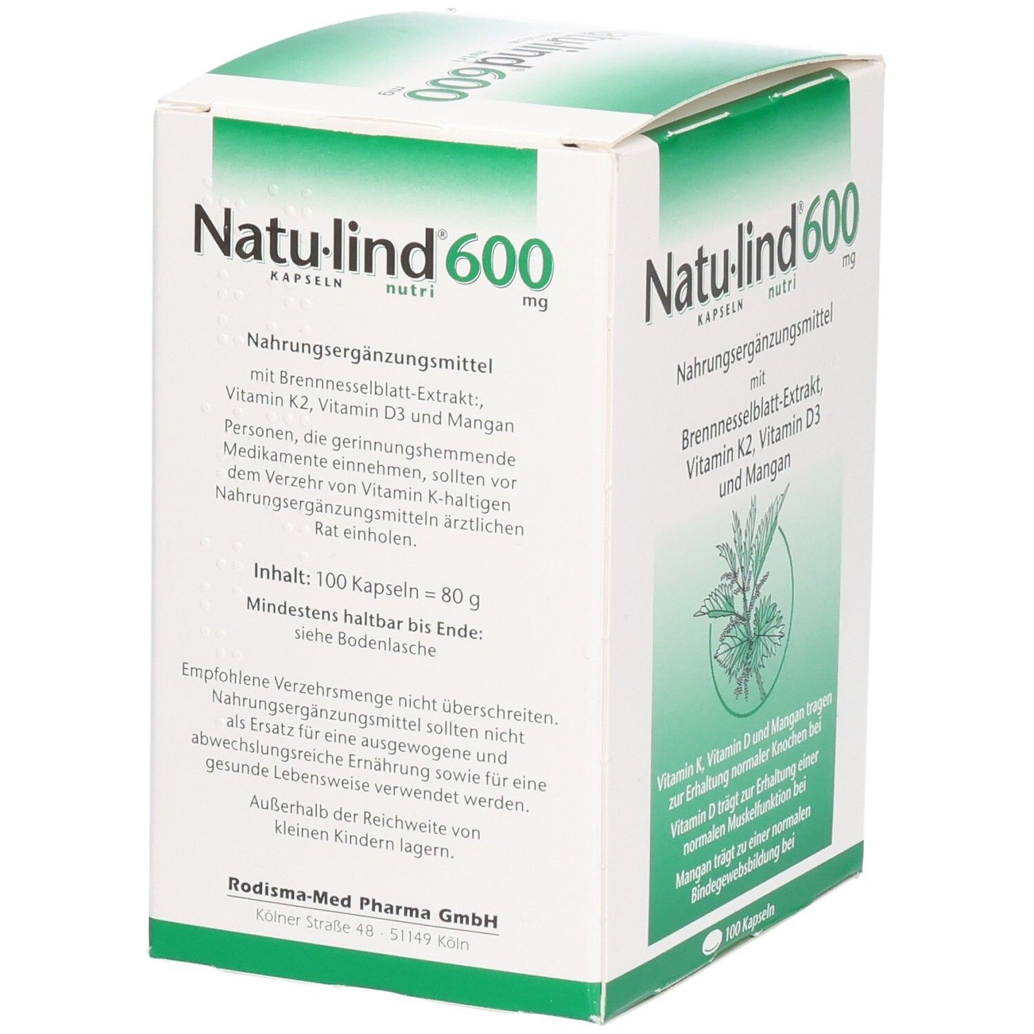 Natulind® 600 mg Kapseln