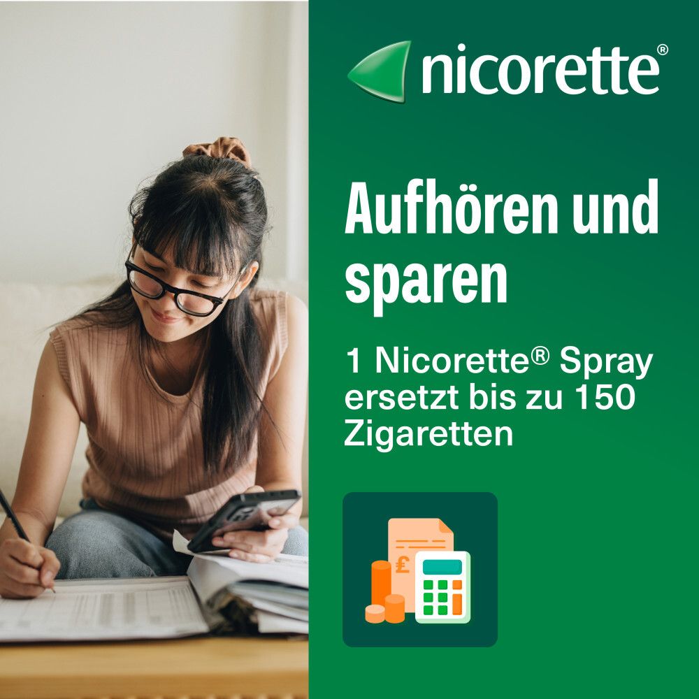nicorette mint Spray 1 mg/Sprühstoß