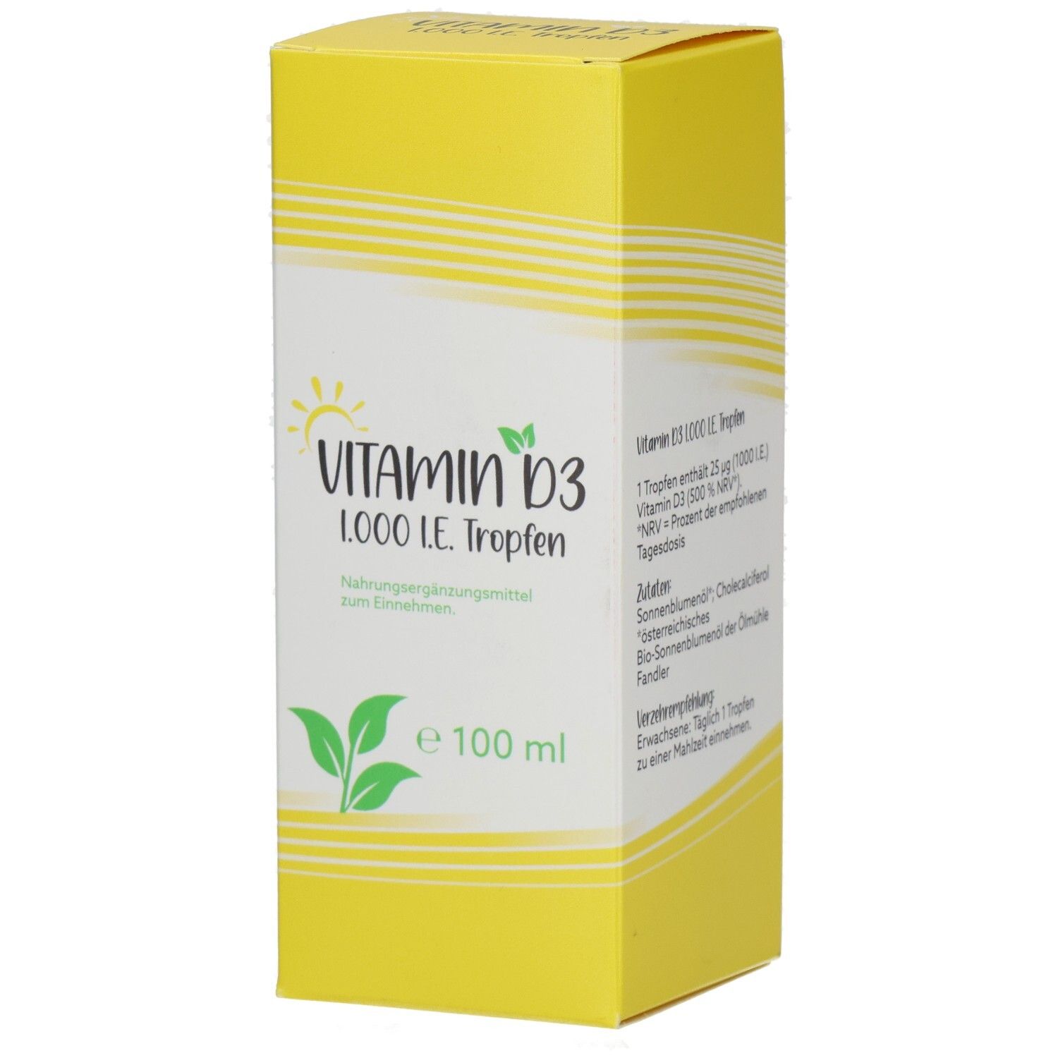 Vitamin D3 1000 I.e. Tropfen GPH 100 ml zum Einnehmen