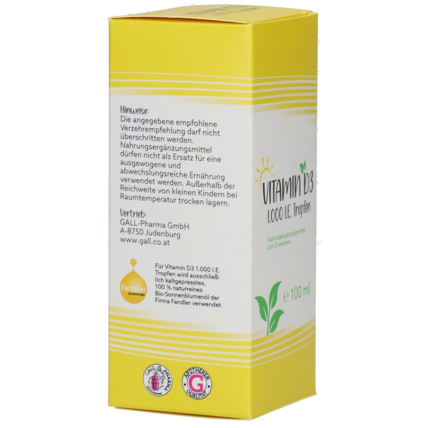 Vitamin D3 1000 I.E. Tropfen