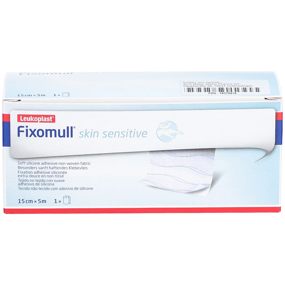 Fixomull Skin Sensitive 15 cmx5 m 1 St Verband