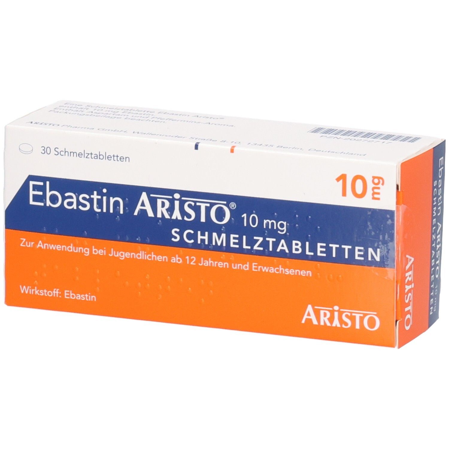 EBASTIN Aristo 10 mg Schmelztabletten