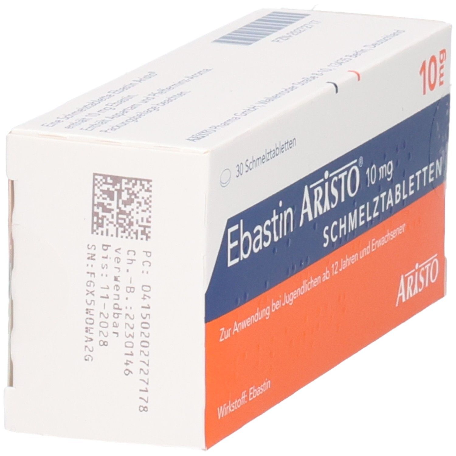 EBASTIN Aristo 10 mg Schmelztabletten