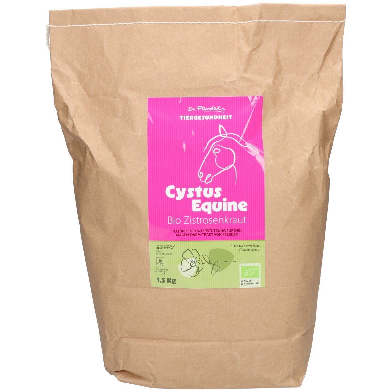 Cystus Equine Bio Zistrosenkraut f.Pferde/Huftiere 1,5 kg Granulat