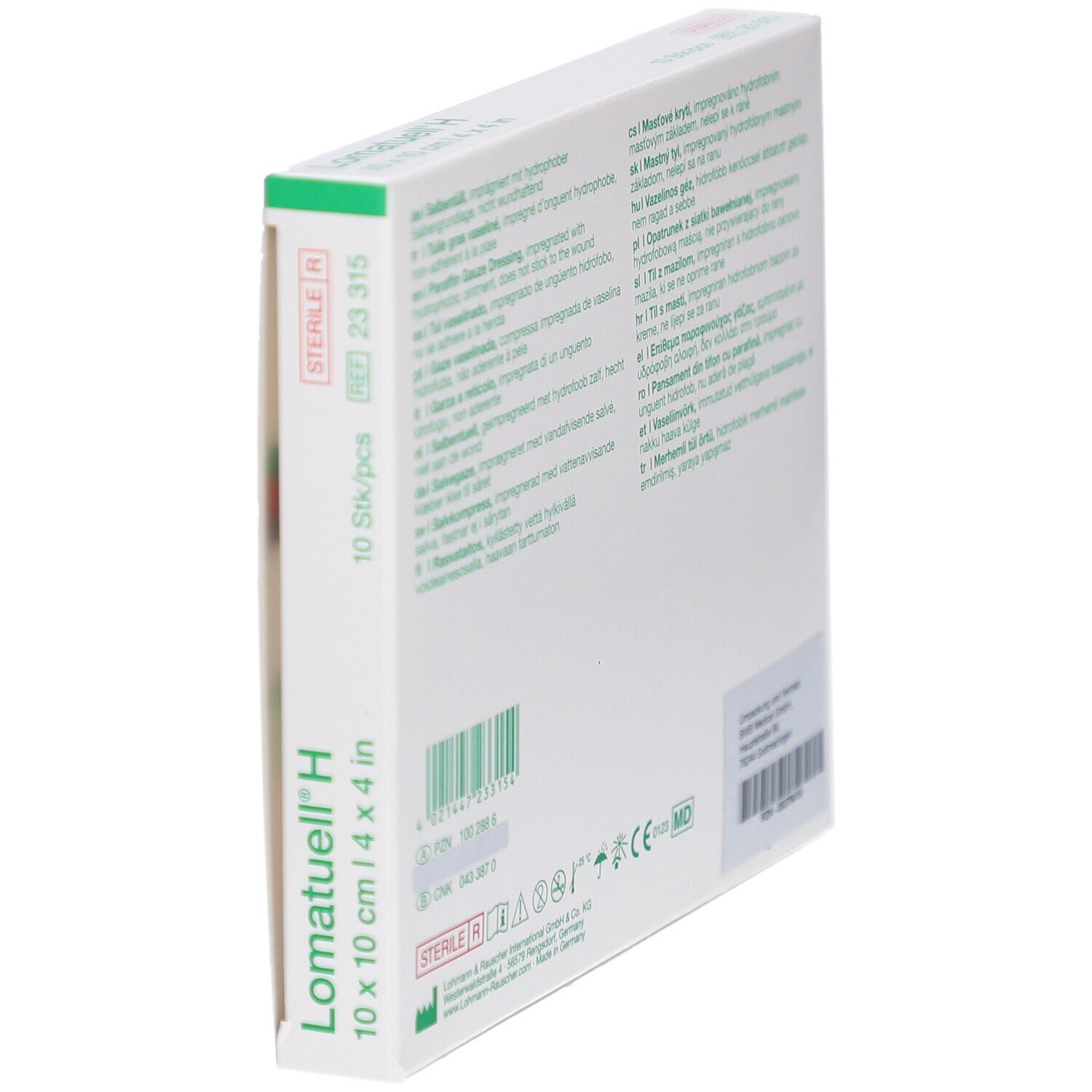 Lohmann & Rauscher Lomatuell® H Salbentüll 10 x 10 cm