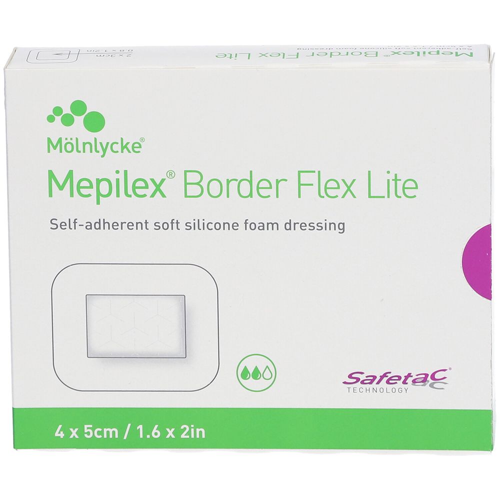 Mepilex Border Flex Lite Schaumverband 4x5 cm 10 St Verband