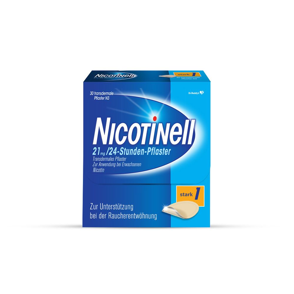 Nicotinell 21 mg/24-Stunden-Pflaster 52,5mg 30 St Pflaster transdermal