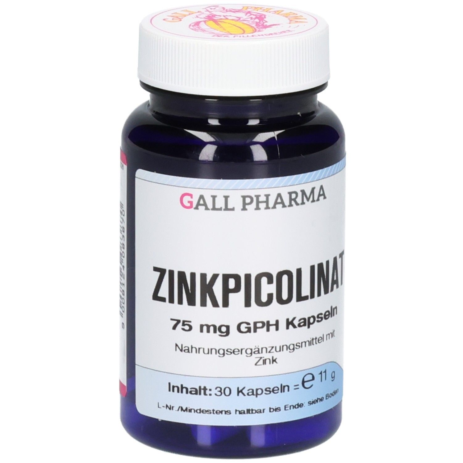 Zinkpicolinat 75 mg GPH Kapseln 30 St