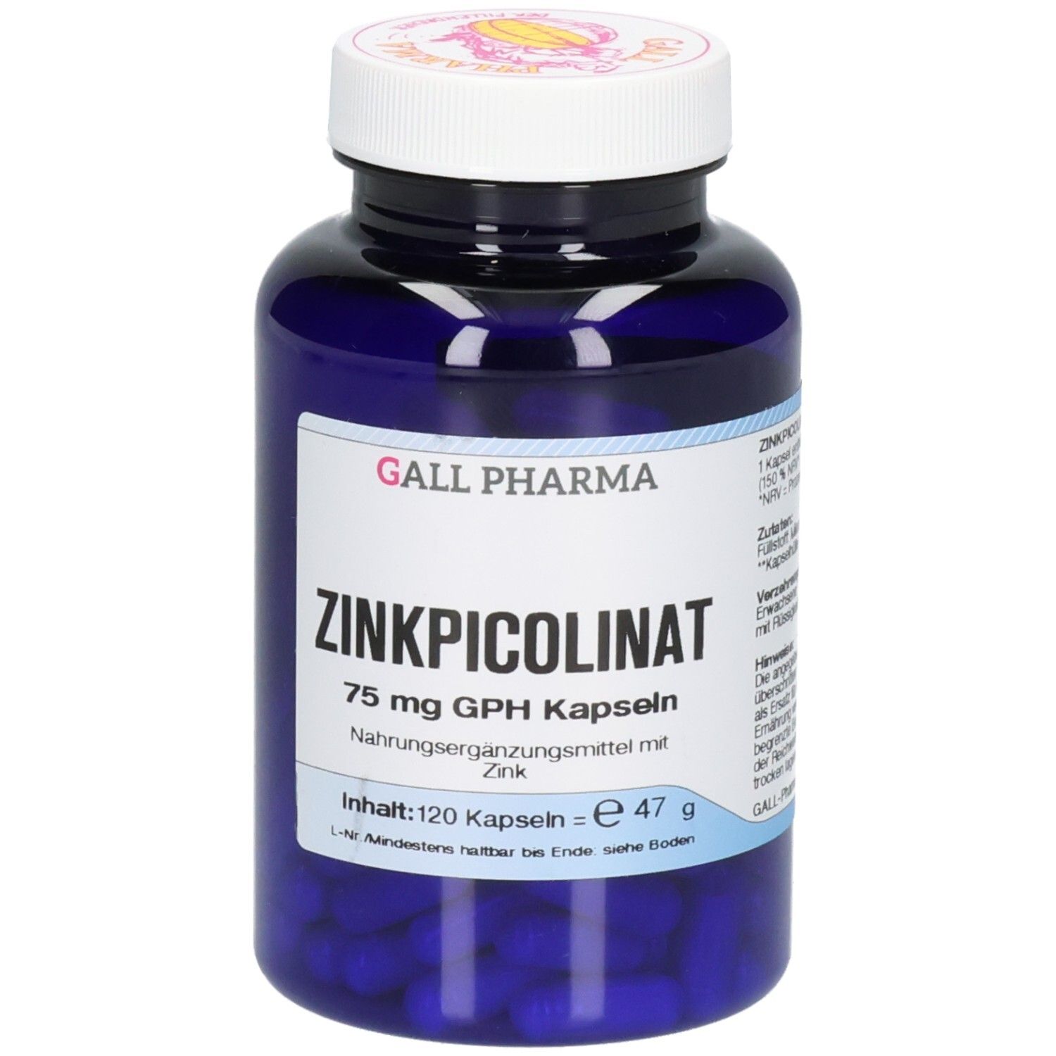 Hecht-Pharma Zinkpicolinat 75 mg GPH Kapseln