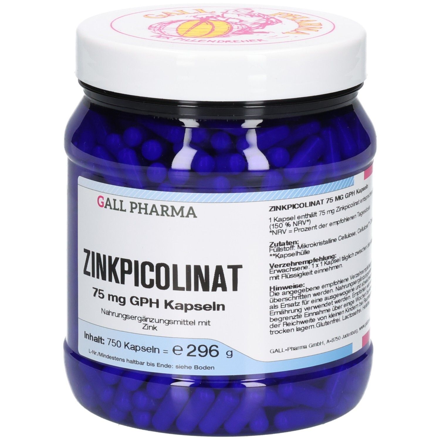 Hecht-Pharma Zinkpicolinat 75 mg
