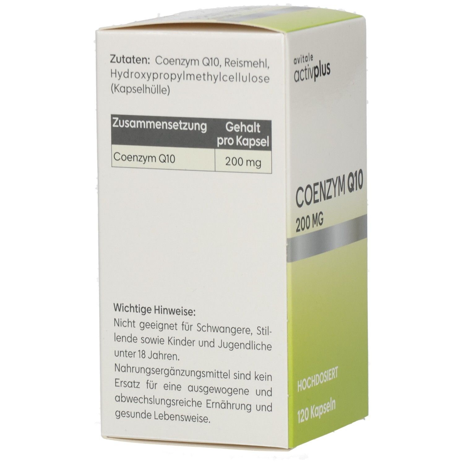 avitale activplus Coenzym Q10 200mg Kapseln