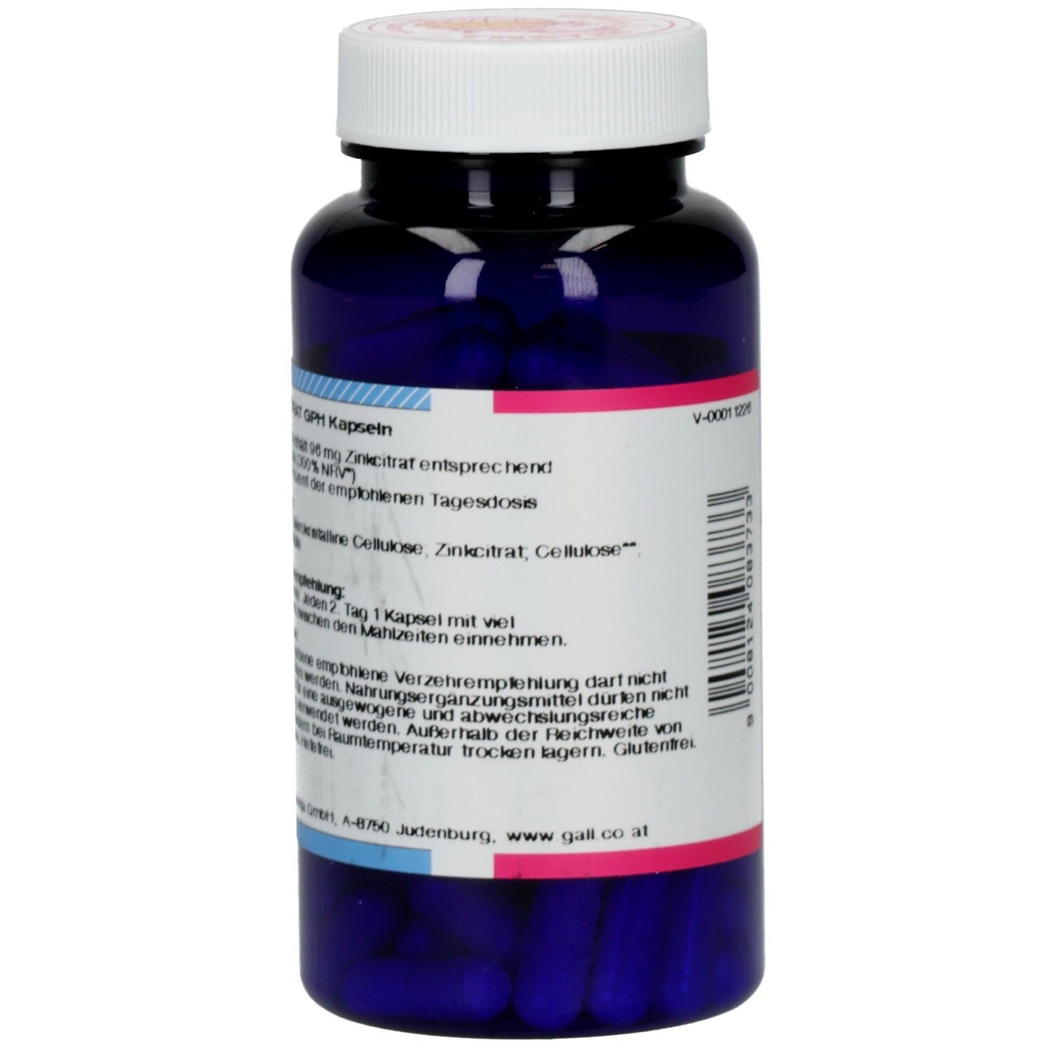 Zinkcitrat GPH 30 mg Kapseln