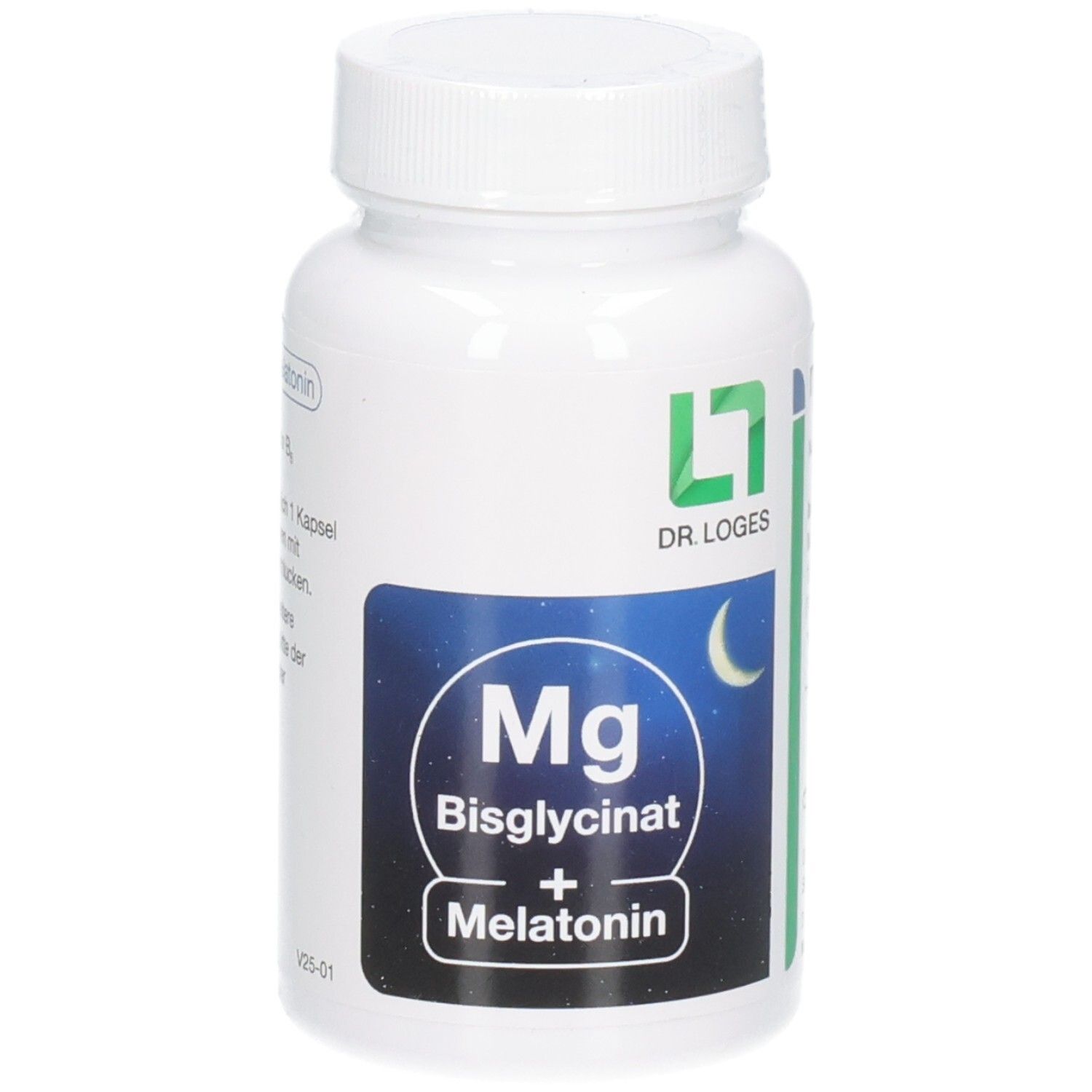Magnesium-Loges Gute Nacht mit Melatonin Kapseln 60 St
