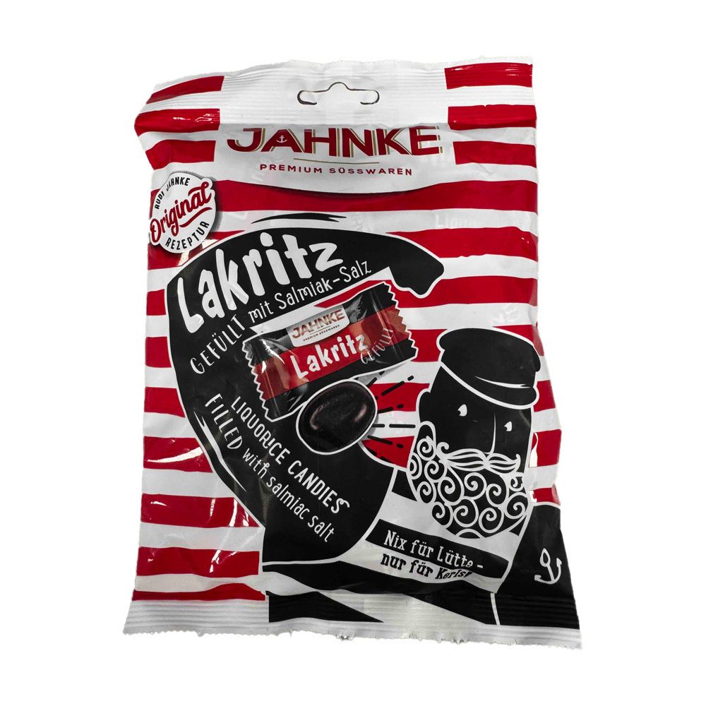 Jahnke Lakritz gefüllt mit Salmiaksalz Bonbons 125 g