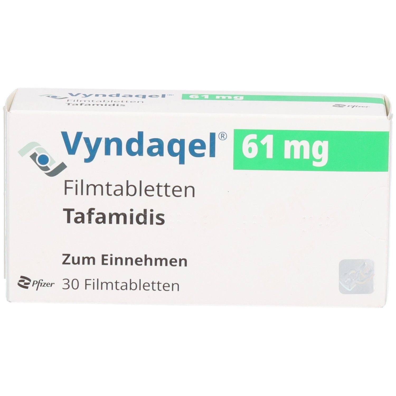 Vyndaqel 61 mg Filmtabletten Tafamidis, 30 Stück.