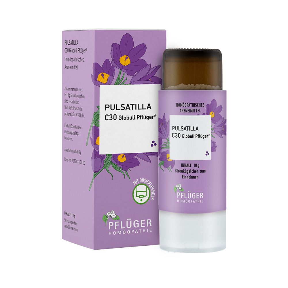 Pulsatilla C 30 Globuli Pflüger Globulispender 10 g