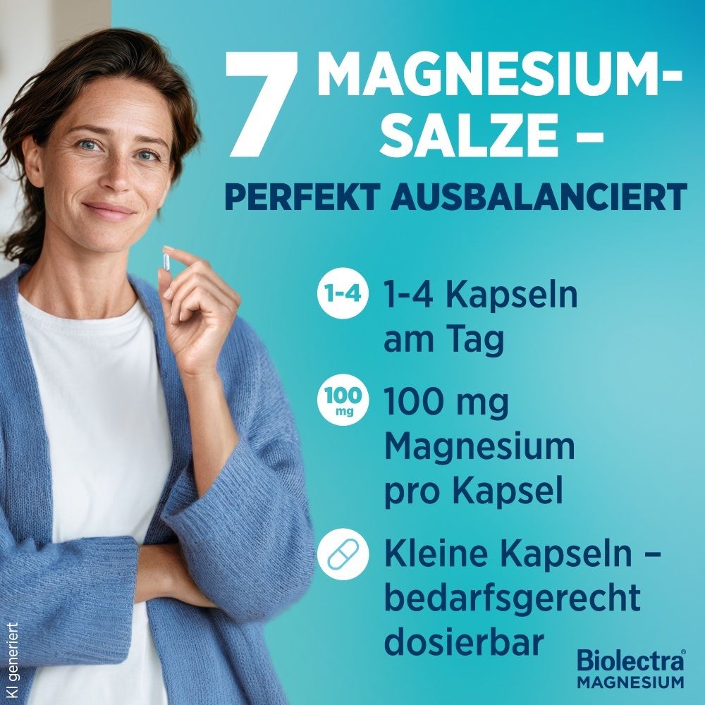 Biolectra® Magnesium Komplex Balance 7 Kapseln