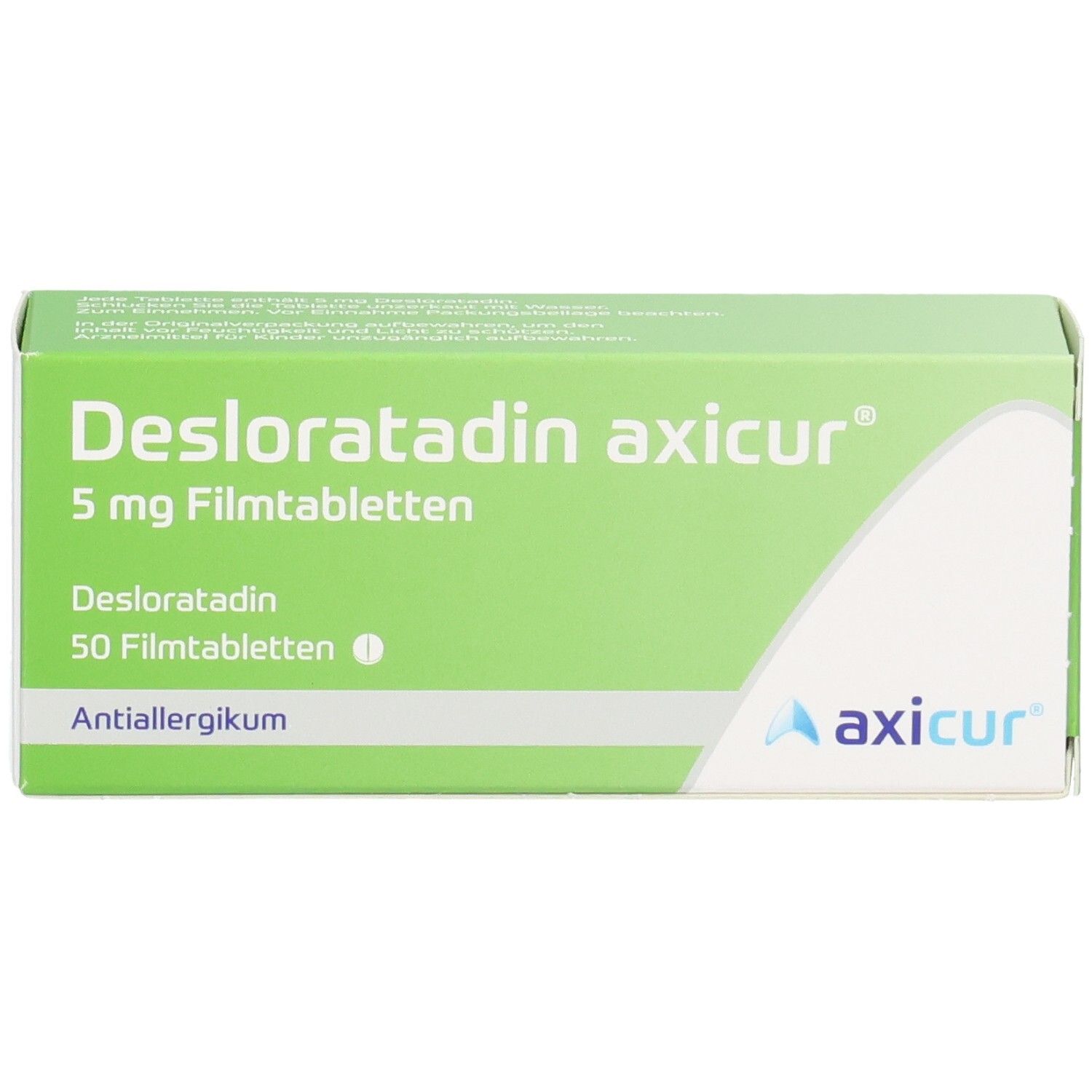 Desloratadin axicur 5 mg Filmtabletten