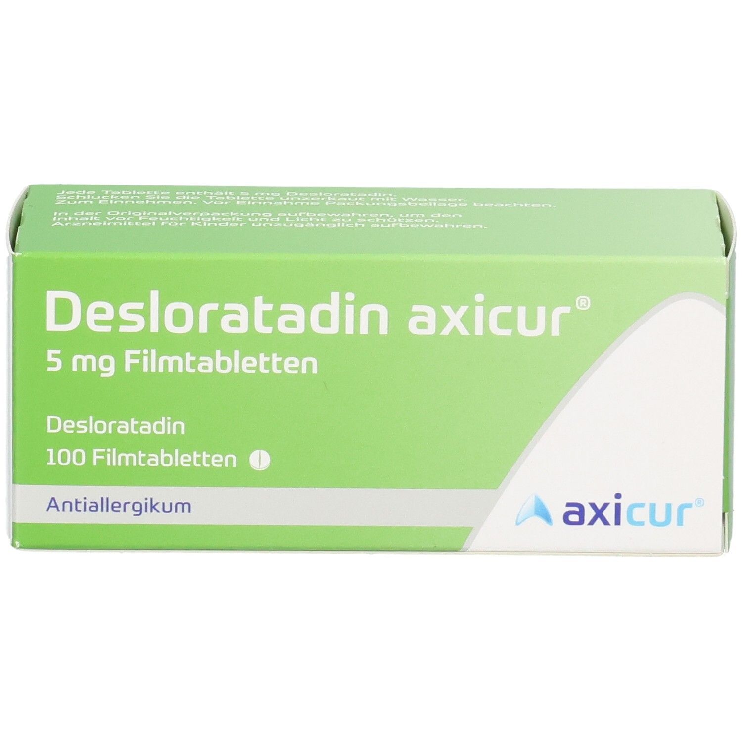 Desloratadin axicur 5 mg Filmtabletten