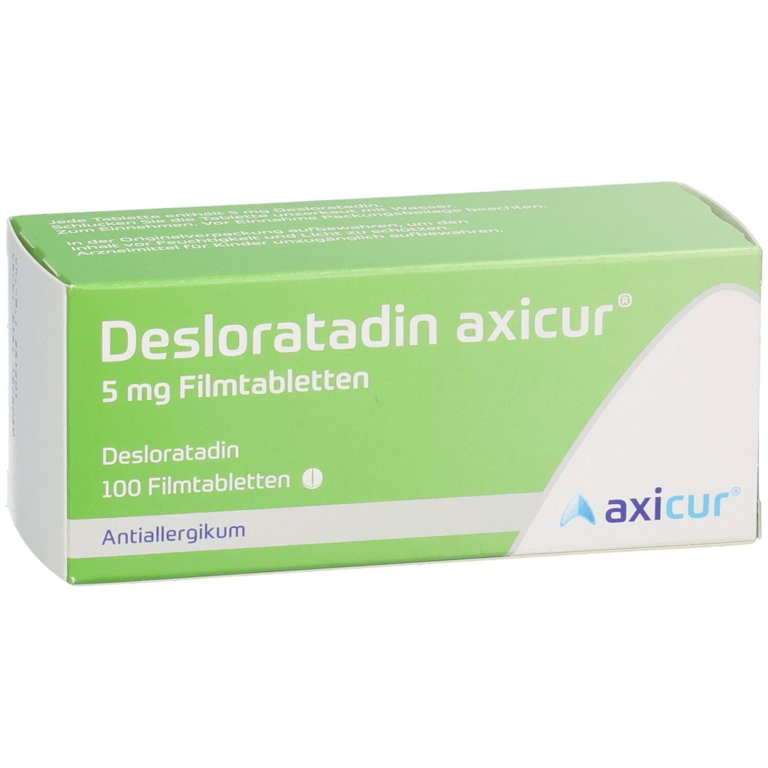 Desloratadin axicur® 5 mg Filmtabletten