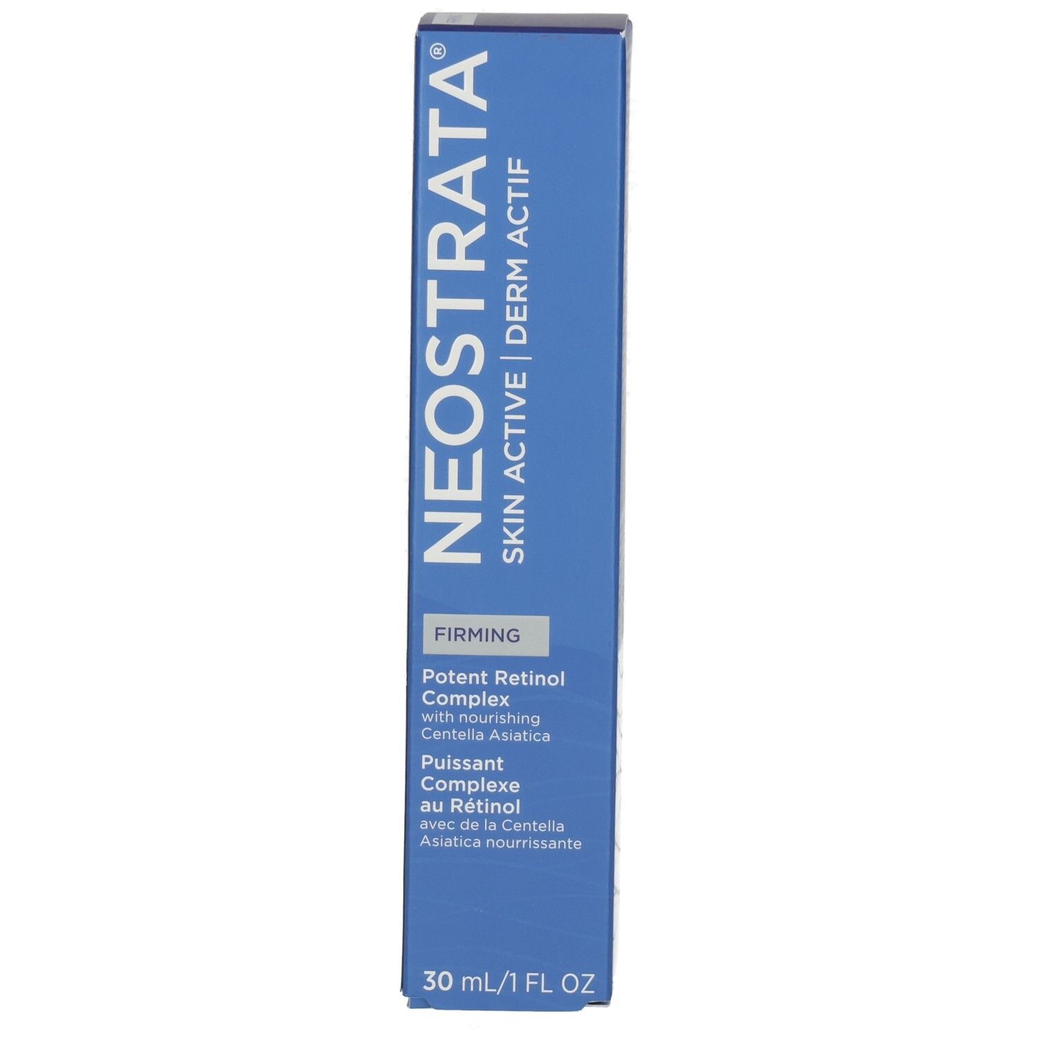 Vorderseite der NeoStrata SKIN ACTIVE Potent Retinol Complex Kartonverpackung.