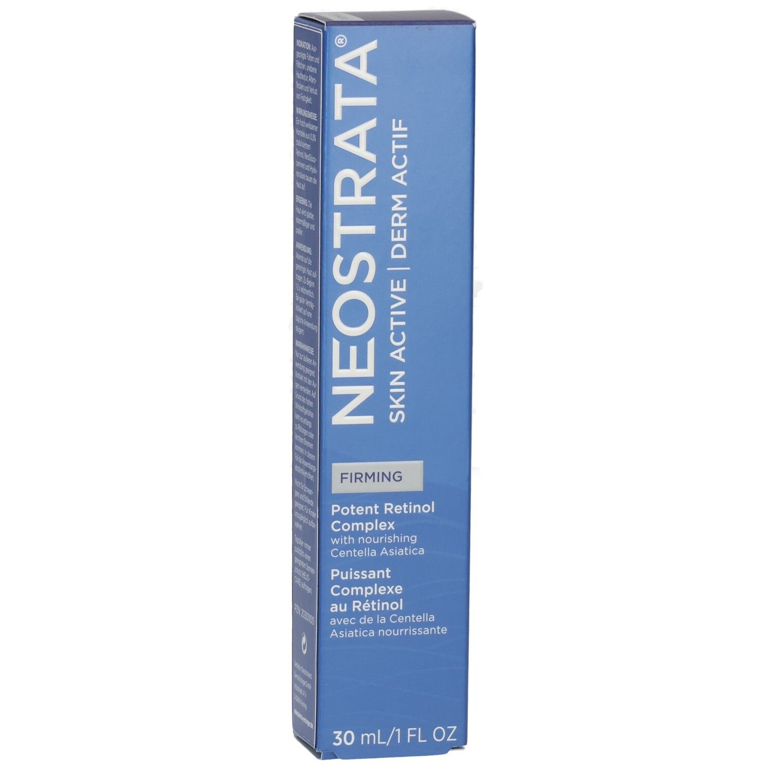 Vorderseite der NeoStrata SKIN ACTIVE Potent Retinol Complex Kartonverpackung.