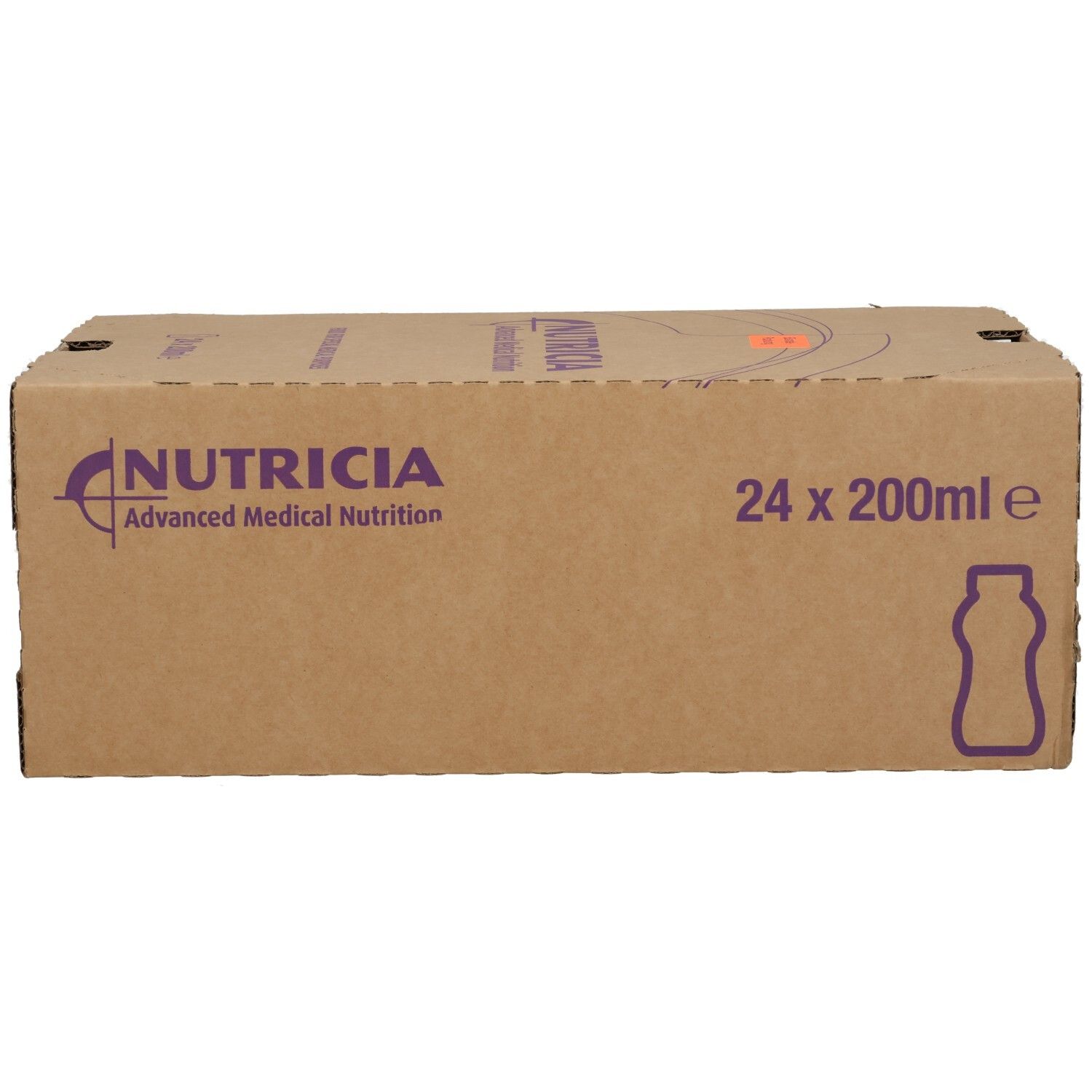 Karton mit 24 x 200ml Flaschen Nutricia Advanced Medical Nutrition.