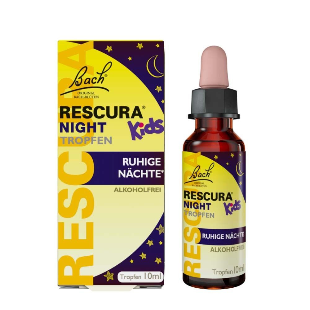 Bachblüten Rescura Night Kids Tropfen alkoholfrei 10 ml
