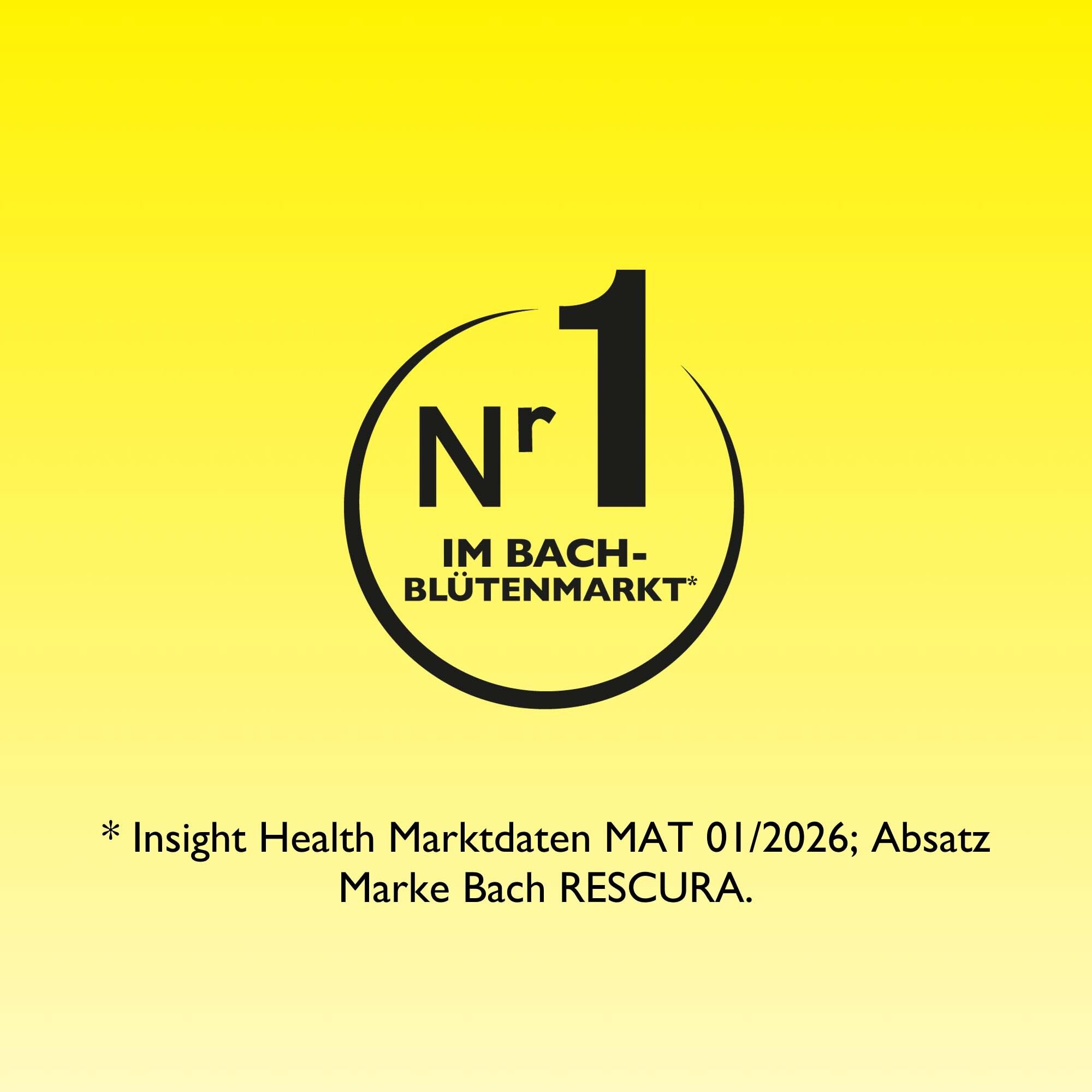 Original Bach RESCURA®: Nr. 1 im Bach-Blütenmarkt.
