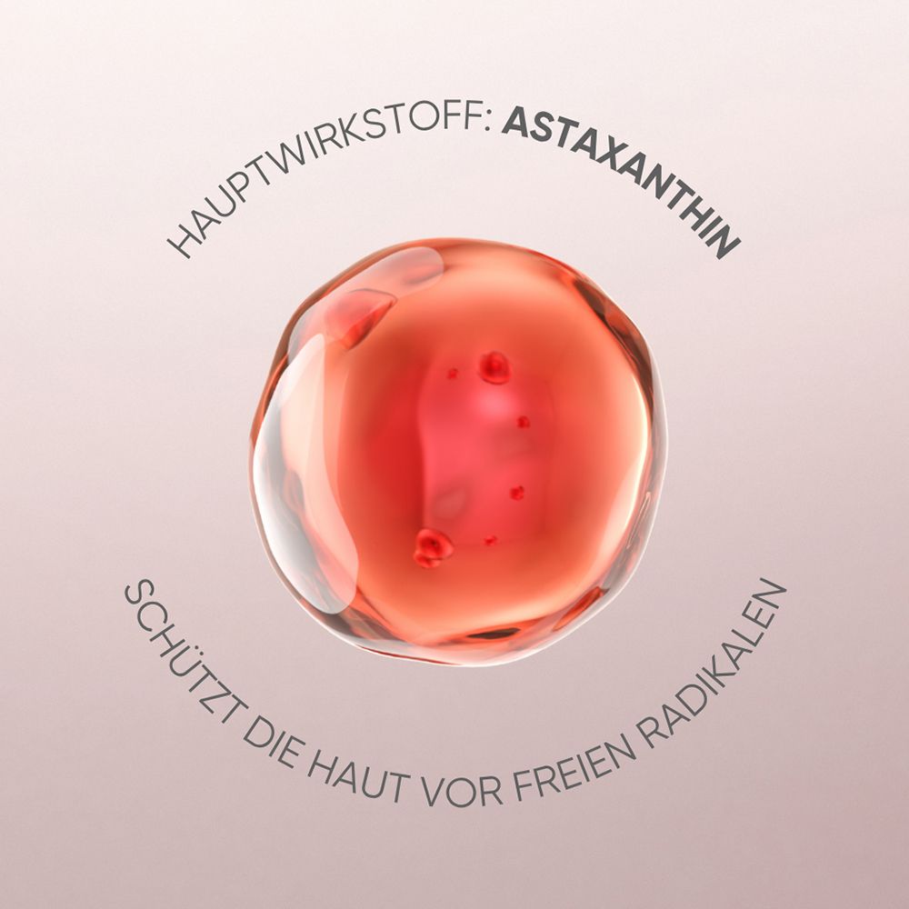 Eine dunkle Flasche mit Pumpspender, daneben eine abgenommene Kappe. Louis Widmer Pro Derm Serum 0,3%.