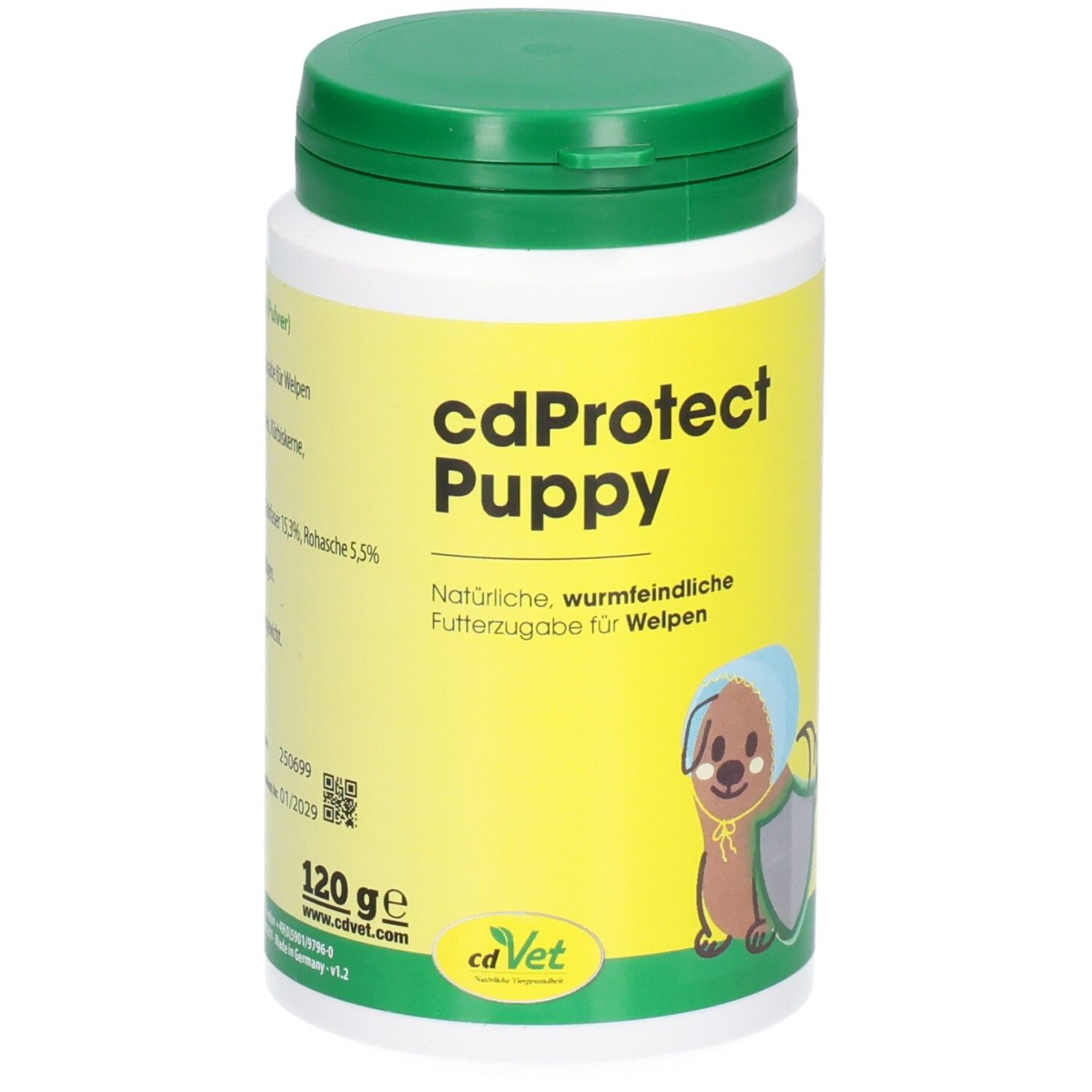 Cdprotect Puppy Erg.Futterm.Pulver f.Welpen 120 g Pulver
