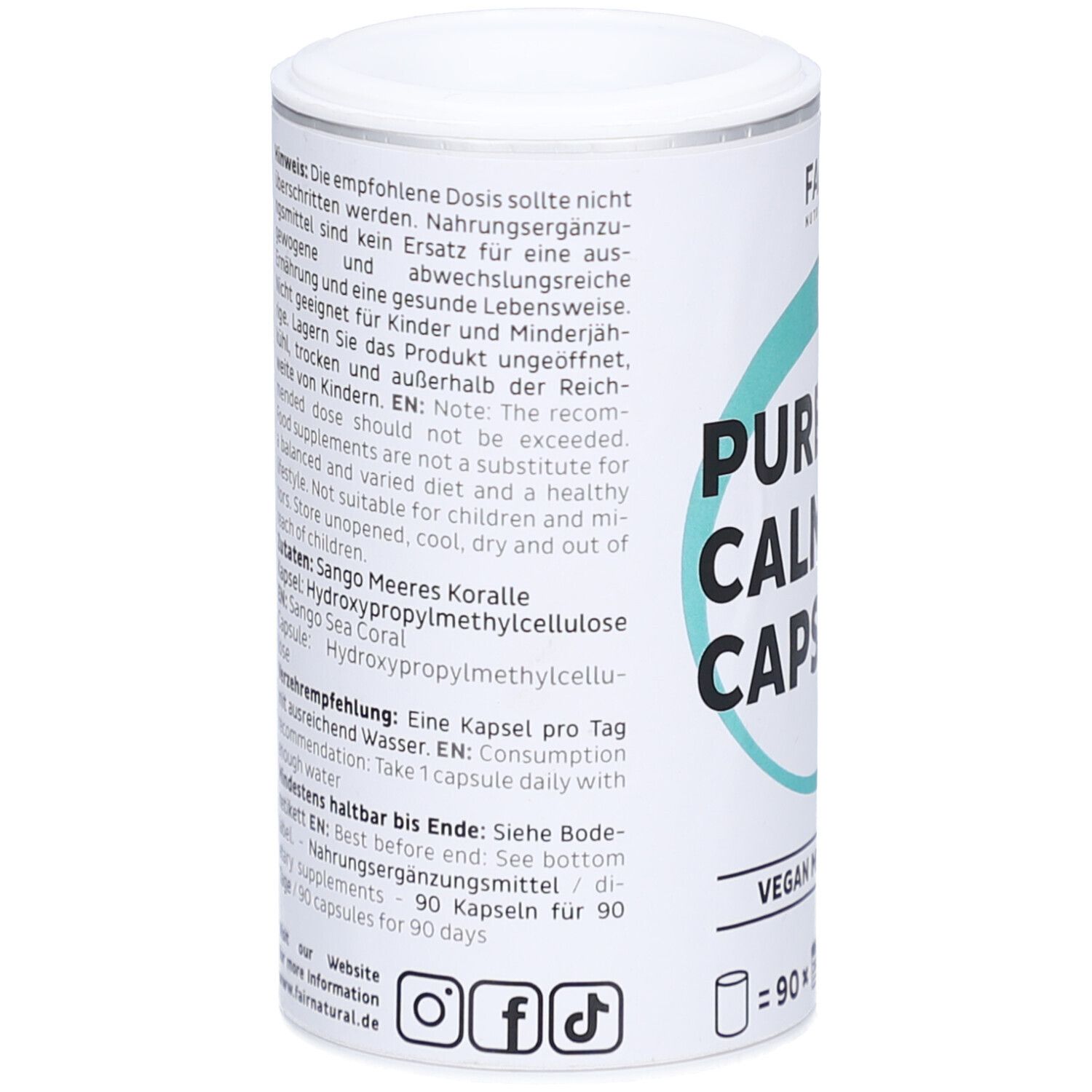 Fairnatural Pure Calming Capsules Magnésium