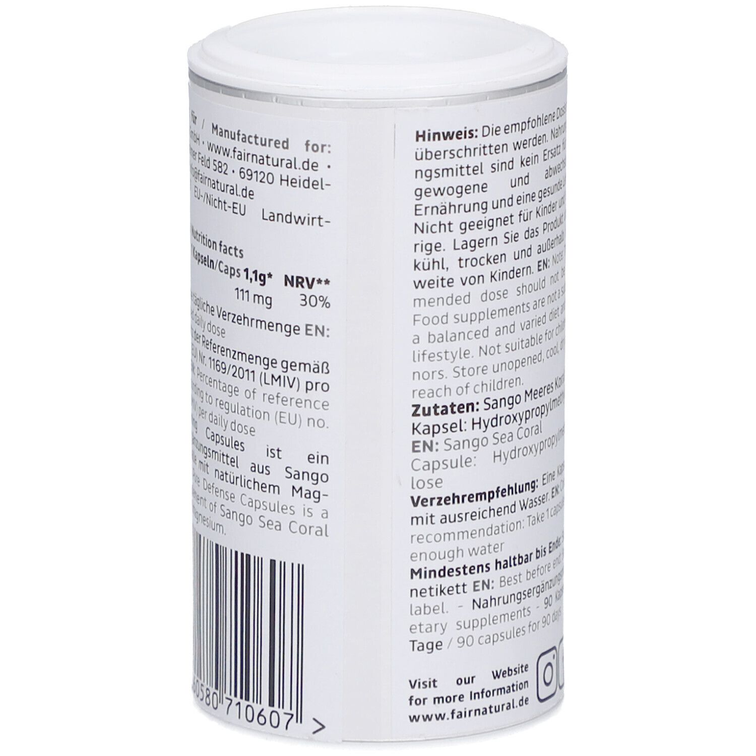 Fairnatural Pure Calming Capsules Magnésium