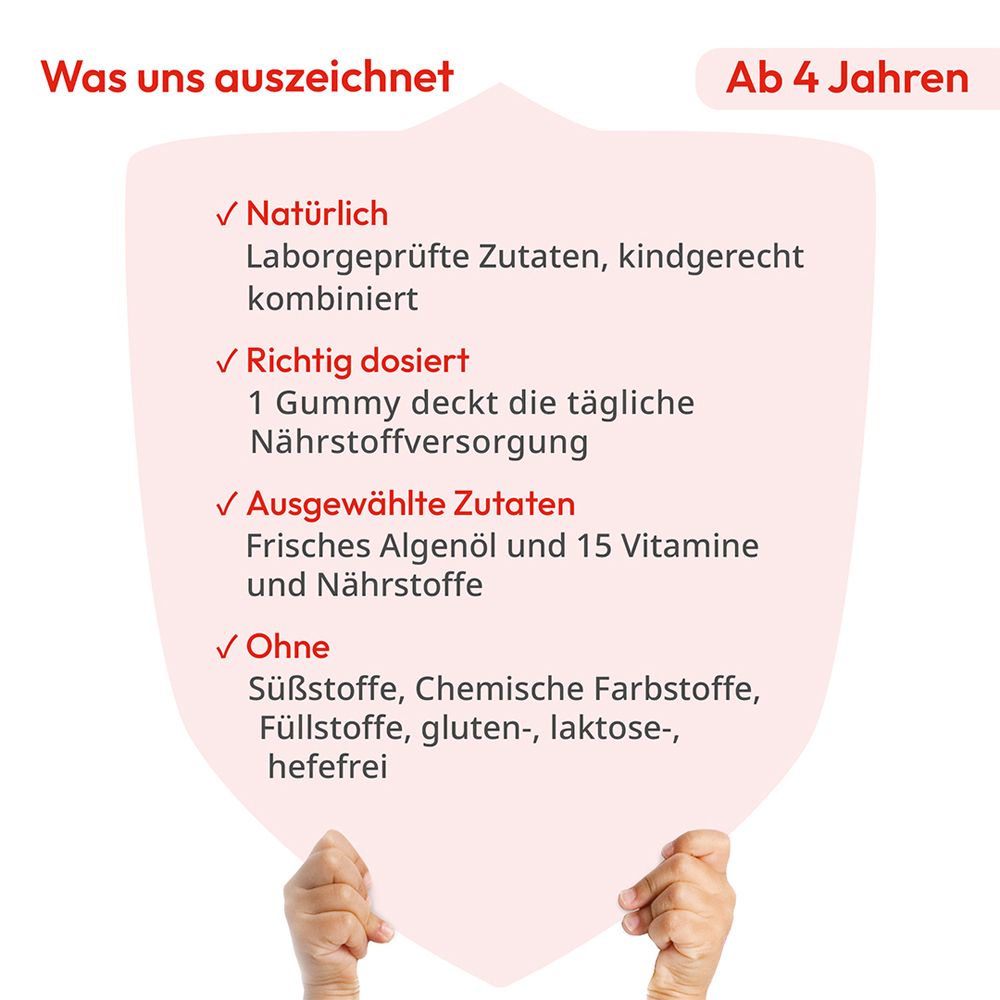 kindgesund Gummies Multivitamin + Omega 3 Kids