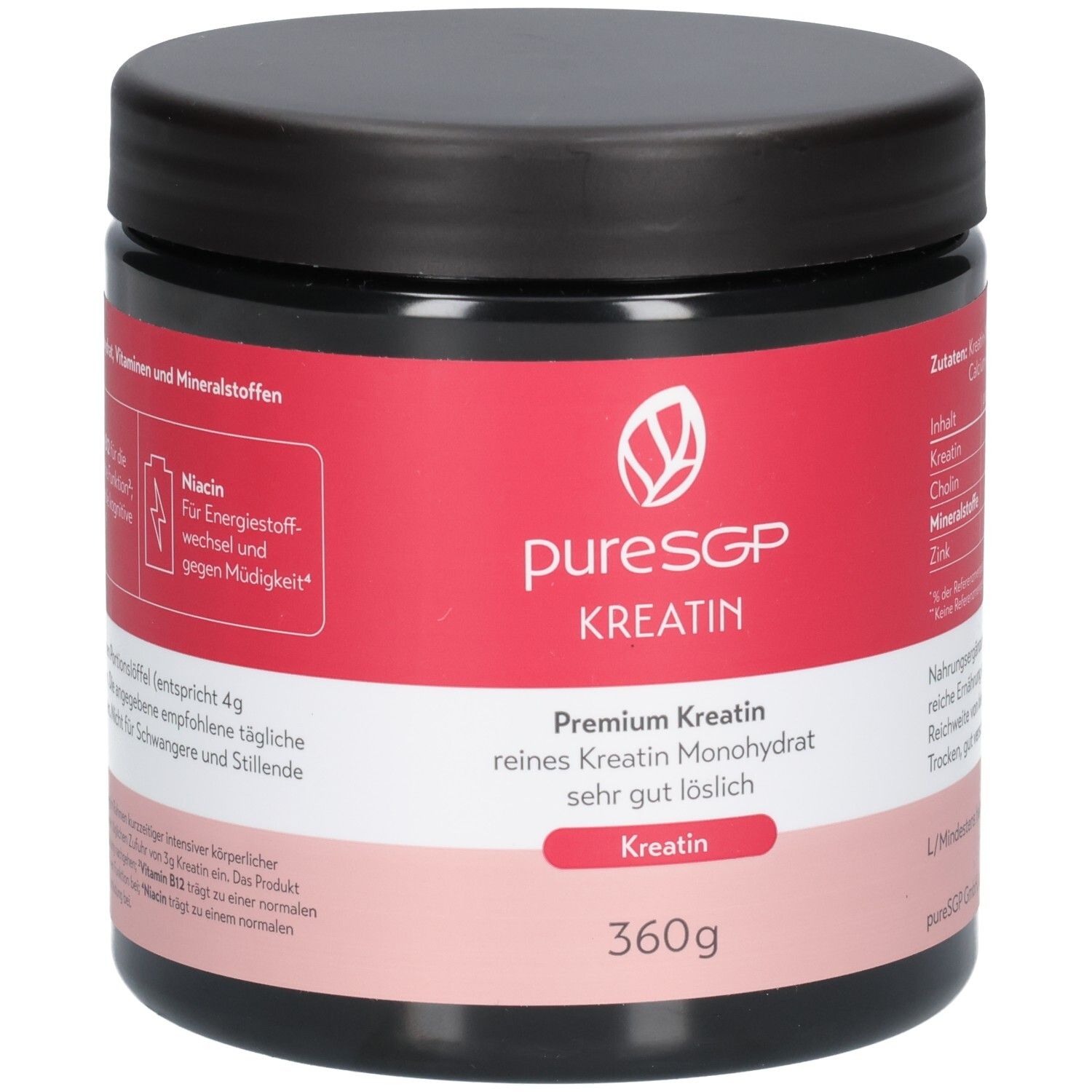 Puresgp Kreatin Pulver 360 g