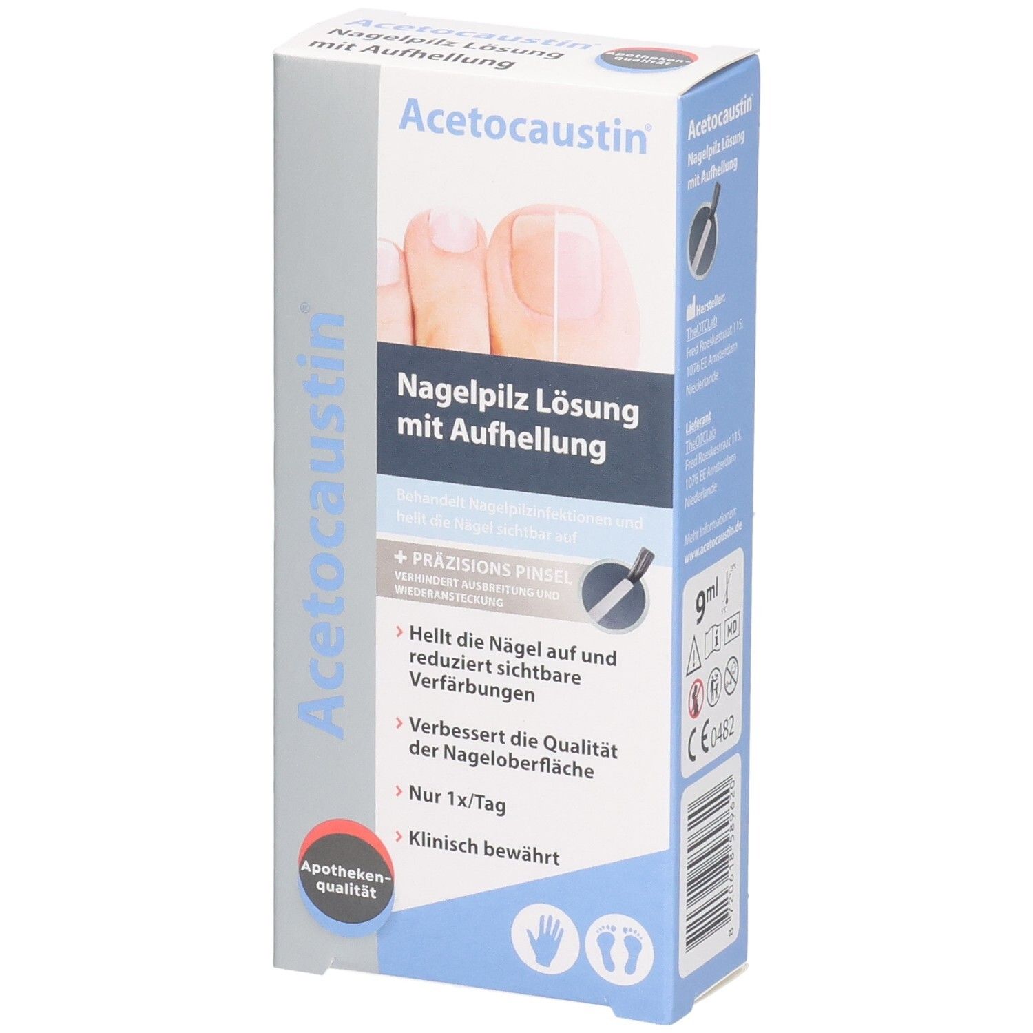 Acetocaustin Nagelpilz Lösung mit Aufhellung 9 ml