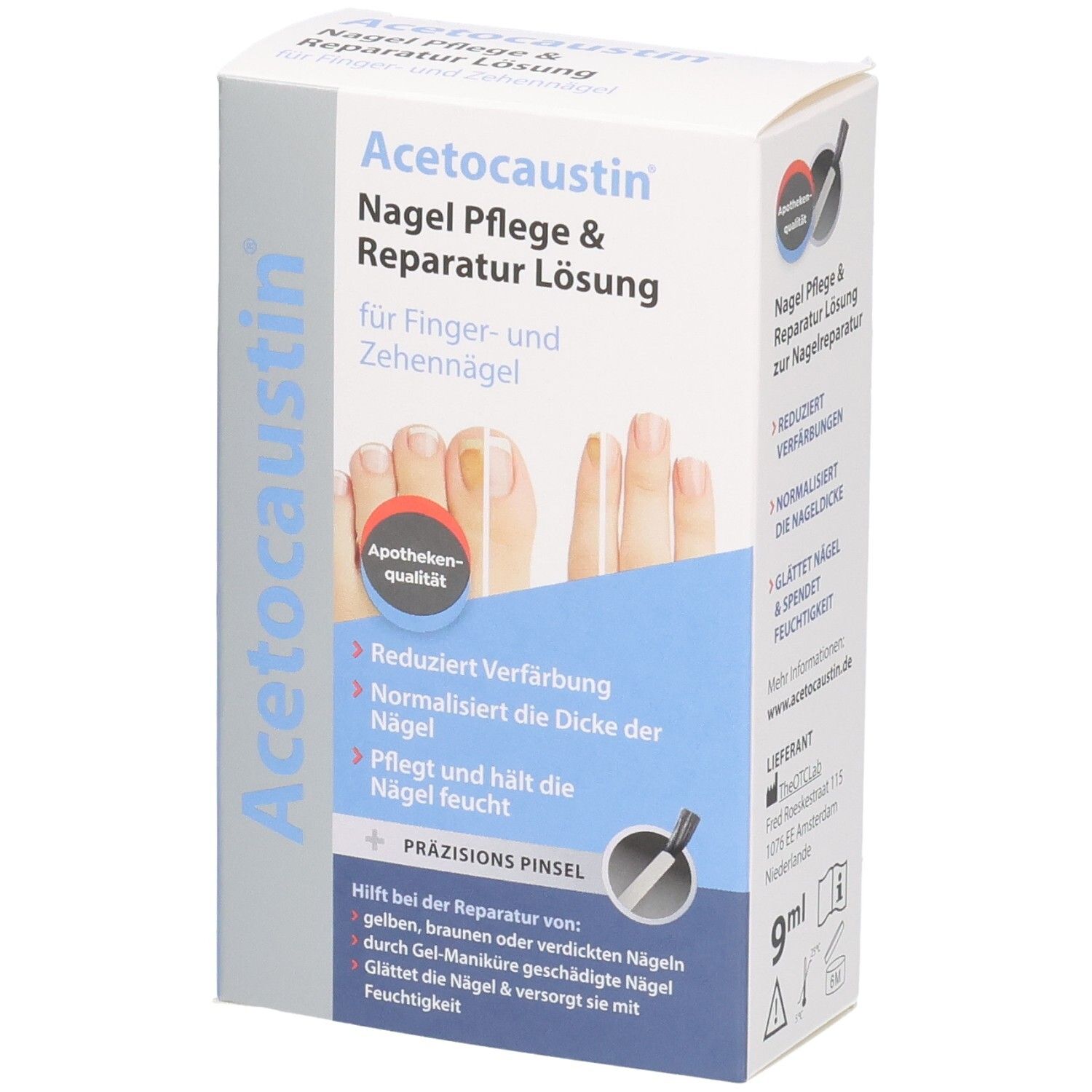 Acetocaustin Nage Pflege & Reparatur Lösung 9 ml