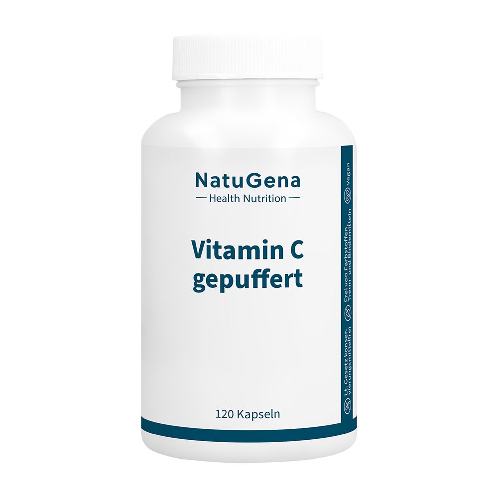 Vitamin C Gepuffert hochdos.+Magnesium vegan Kaps. 120 St Kapseln