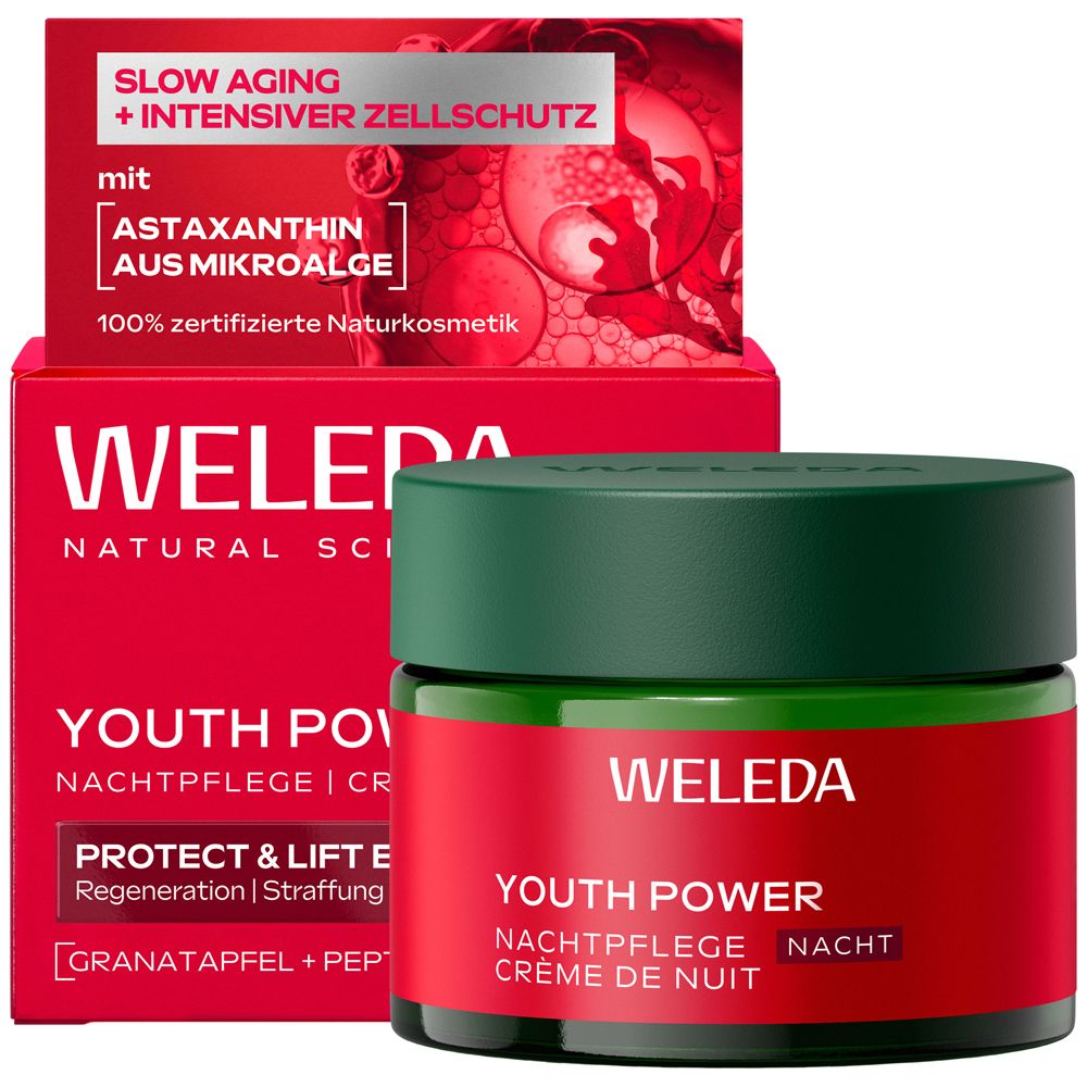Weleda Youth Power Nachtpflege Granatapfel 40 ml Nachtcreme